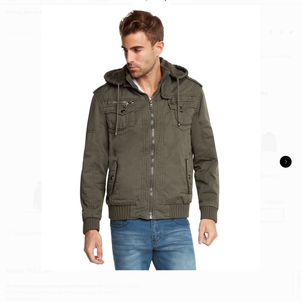 Maxinos By R&B Sharpa Jacket - image 1